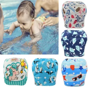 Swimming Diapers For Infants Baby Cloth Diaper Swimsuit Baby Swim Suit Children Swimwear Swimming Trunks For Girls Baby Badpak