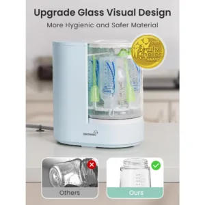 DeepClean Bottle Washer Pro, Baby Bottle Washer and Sterilizer and Dryer, Effortless Washing Machine for Bottle Cleaner