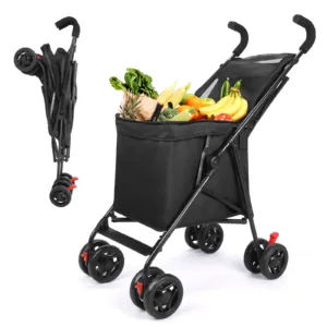 Multifunctional Cart Folding Portable Durable Lightweight Market Purchase Bag Trolley,Pet Stroller,For Picnic