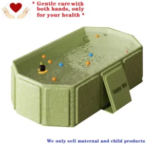 Baby Shower Basin Baby Bathtub Foldable Steam Bath Tub SPA Hot Tub Large Size Newborn Child Folding Integrated Bathtub Car Use