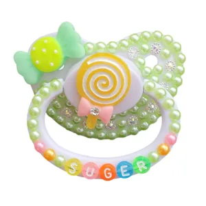 2022 New Style Adult Baby Pacifier With Sweet Sugar Design Large Size Silicone DDLG Adult Pacifier For Daddy Girl