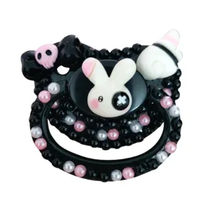 2024 New Style DDLG Adult Pacifier Lovely Big Size Silicone Adult Pacifier Adult Paci Bunny Naughty Baby For abdl For Girl