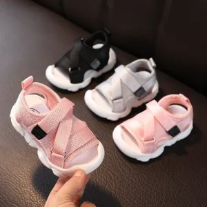Baby Walking Shoes 2025 Summer New Girls Baotou Beach Sandals Boys Sports Sandals Children Soft Soled Non Slip Shoes