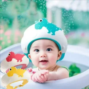 Kids Shampoo Cap, Baby Shower Visor, Infant Hair Shield, Waterproof Head Cover, Ear Protection, Bath Tool Hat