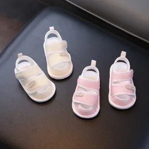 Summer Sandals Newborn Baby Boys and Girls Soft Sole Non Slip Infant First Walker Shoes Light Soft Sandals